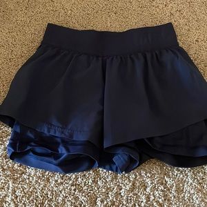 Lululemon Navy Blue Track Shorts